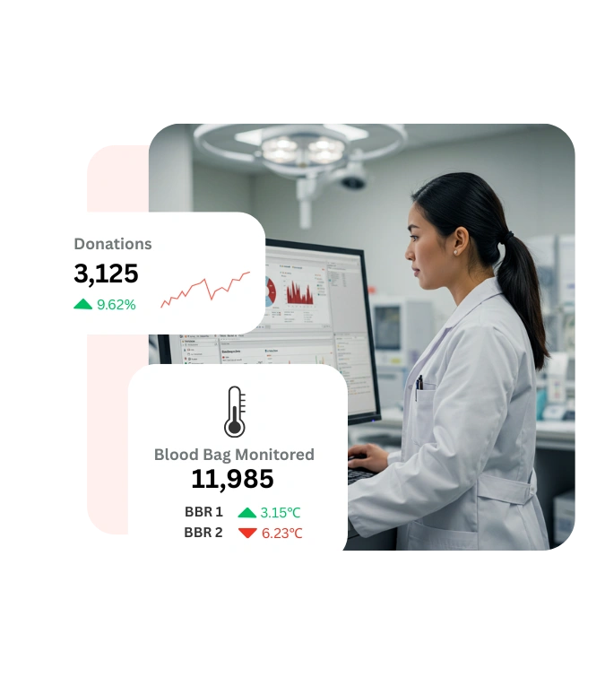 Bagmo Blood Bank Donation Management System Interface